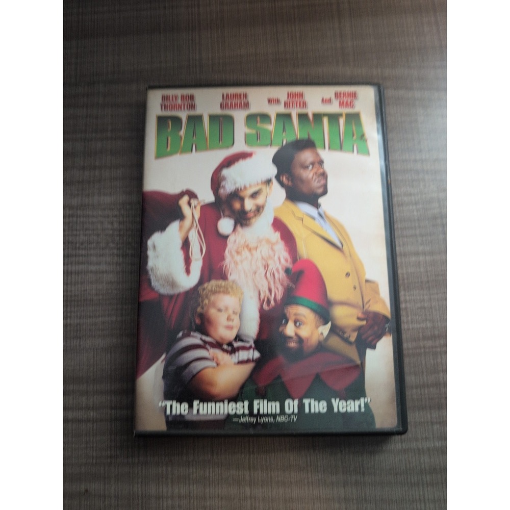 Bad Santa DVD 2004 Comedy Movie Billy Bob Thornton Bernie Mac R-Rated